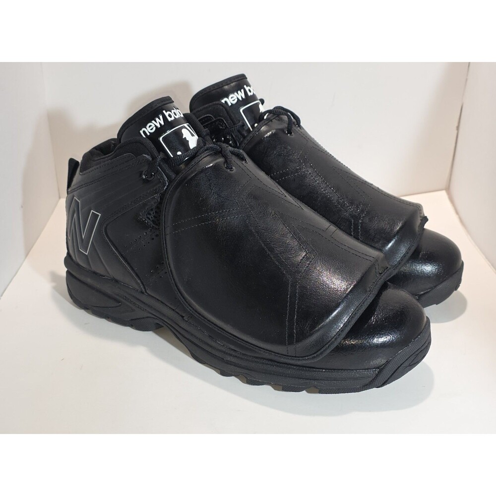 New Balance Shoes Mens 14 Black 460 Umpire Mid Cut Plate MLB Baseball MU460MBK